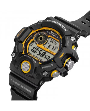 Sportowy zegarek męski Casio G-Shock Master of G Rangeman GW-9400Y-1ER (GW9400Y1ER)