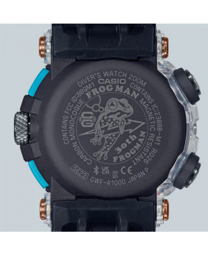 Zegarek męski do nurkowania Casio GWF-A1000APF-1AER G-Shock Mastre of G The Frogman 30th anniversary (GWFA1000APF1AER)