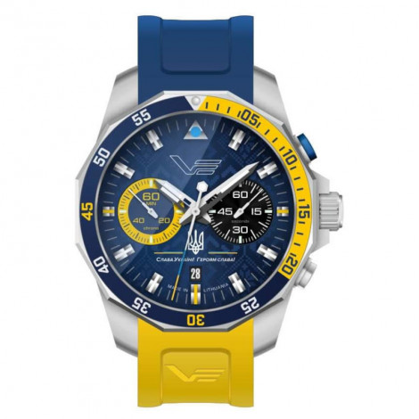 Sportowy zegarek męski Vostok Europe Slava Ukraini 2nd Edition 6S21-225A466