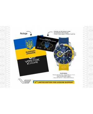 Vostok Europe 6S21-225A466 Slava Ukraini 2nd Edition