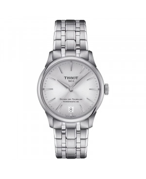 Szwajcarski klasyczny zegarek damski Tissot Chemin des Tourelles Powermatic 80 T139.207.11.031.00