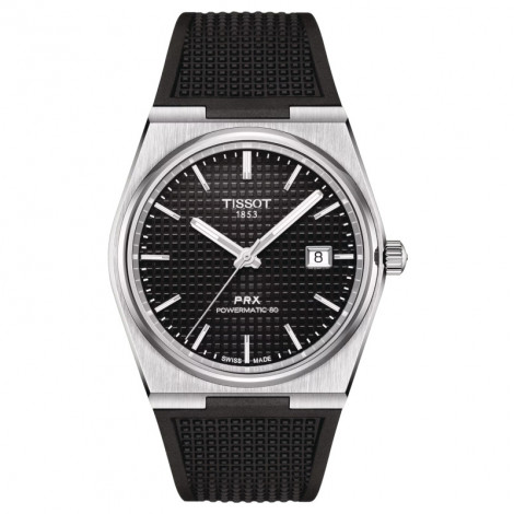 Szwajcarski elegancki zegarek męski TISSOT PRX Powermatic 80 T137.407.17.051.00