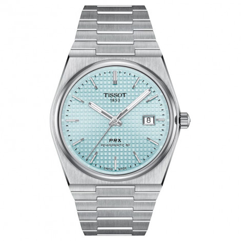Szwajcarski elegancki zegarek męski TISSOT PRX Powermatic 80 T137.407.11.351.00
