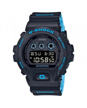 Sportowy zegarek męski Casio G-Shock x Bamford London Limited Edition DW-6900BWD-1DR (DW6900BWD1DR)