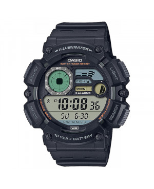 Sportowy zegarek męski CASIO Moonphase WS-1500H-1AVEF