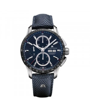 Szwajcarski sportowy zegarek męski MAURICE LACROIX Pontos S Chronograph PT6038-SSL24-430-4