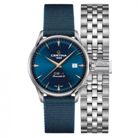 Szwajcarski klasyczny zegarek męski CERTINA DS-1 C029.807.11.041.02 (C0298071104102)