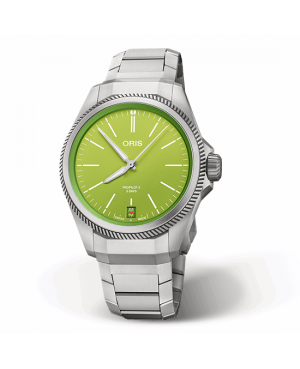 Szwajcarski,sportowy zegarek męski ORIS ProPilot X Kermit Edition 01 400 7778 7157-Set (0140077787157Set)