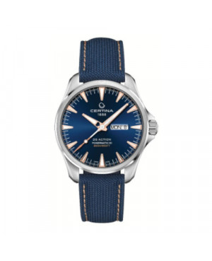 Szwajcarski klasyczny zegarek męski CERTINA DS Action Day-Date C032.430.18.041.01