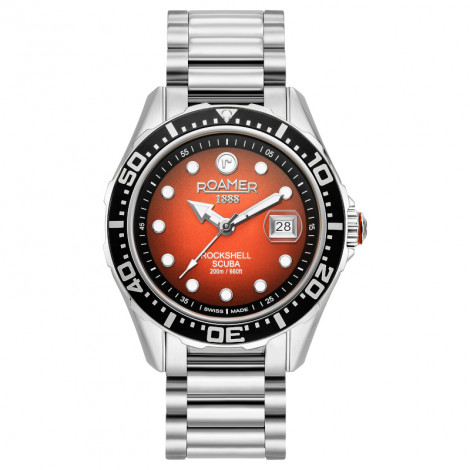 Szwajcarski sportowy zegarek męski Roamer Rockshell Mark III Scuba 220858 41 05 50