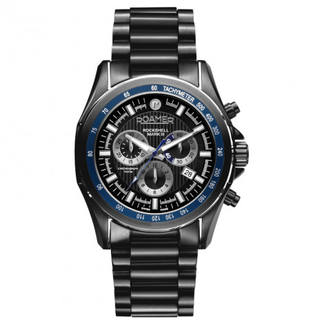 Szwajcarski sportowy zegarek męski Roamer Rockshell Mark III Chrono 220837 45 85 50