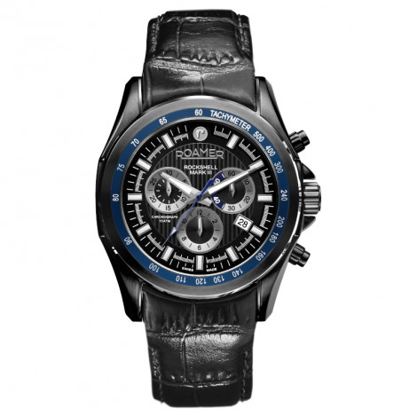 Szwajcarski sportowy zegarek męski Roamer Rockshell Mark III Chrono 220837 45 85 05