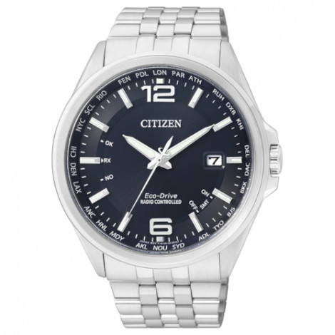 Sportowy, zegarek męski Citizen Eco-Drive Radio Controlled CB0010-88L (CB001088L)