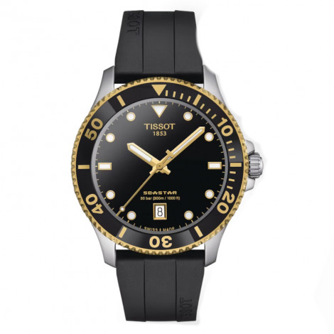 Szwajcarski sportowy zegarek męski TISSOT Seastar 1000 T120.410.27.051.00