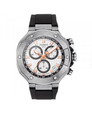 Szwajcarski sportowy zegarek męski TISSOT T-Race Chrono T141.417.17.011.00