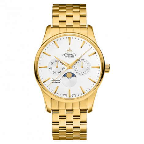 Szwajcarski elegancki zegarek męski Atlantic Seaport 56555.45.21