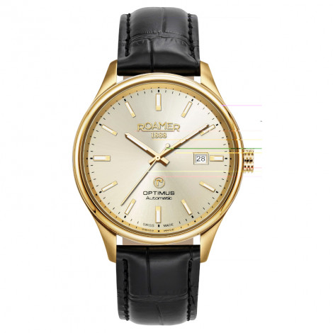 Szwajcarski klasyczny zegarek męski Roamer Optimus 983983 48 35 05
