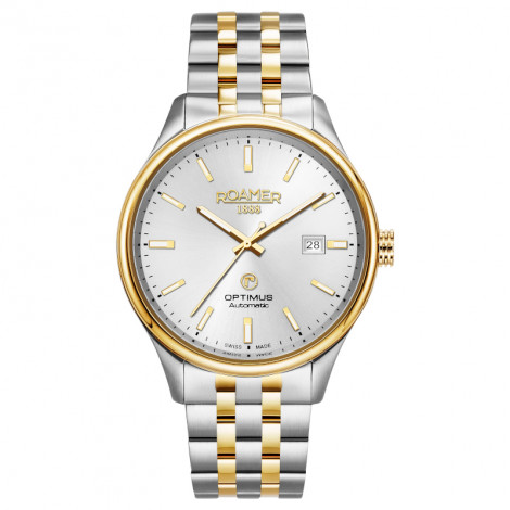 Szwajcarski klasyczny zegarek męski Roamer Optimus 983983 47 15 50
