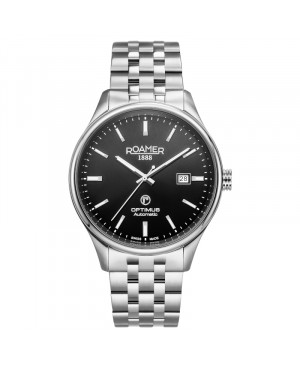 Szwajcarski klasyczny zegarek męski Roamer Optimus 983983 41 55 50