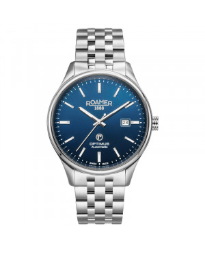 Szwajcarski klasyczny zegarek męski Roamer Optimus 983983 41 45 50