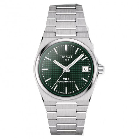 Szwajcarski elegancki zegarek damski TISSOT PRX Powermatic 80 T137.207.11.091.00