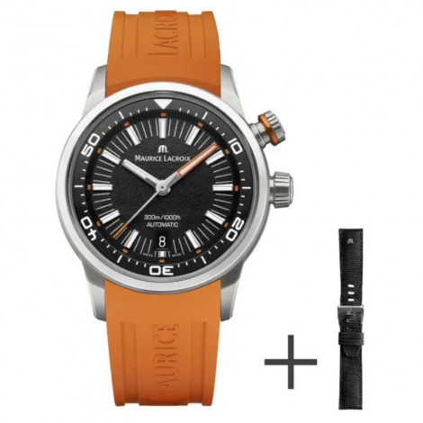 Szwajcarski sportowy zegarek MAURICE LACROIX PONTOS S Diver PT6248-SS00L-330-J