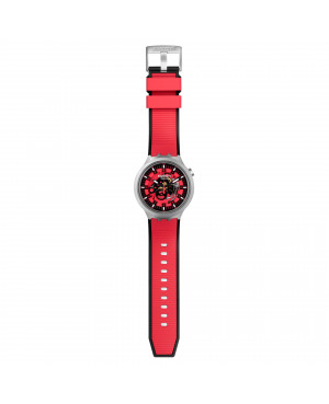 Szwajcarski sportowy zegarek Swatch Big Bold Irony Red Juicy SB07S110
