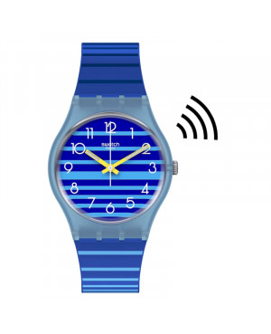 Modowy zegarek damski Swatch Takeadippay SVHS102-5300