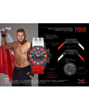 Sportowy zegarek męski Vostok Europe Tybur 2023 VK64-640C470