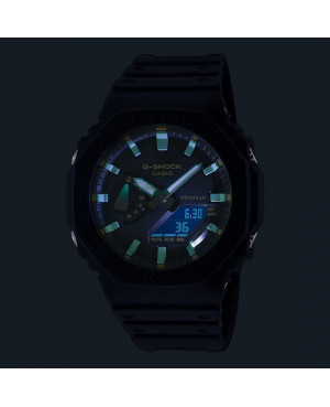 Sportowy zegarek męski CASIO G-Shock Original Carbon Core Guard GA-2100RC-1AER (GA2100RC1AER)