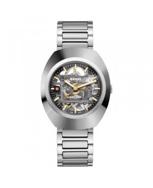 Szwajcarski elegancki zegarek męski RADO DiaStar Original Skeleton R12162153