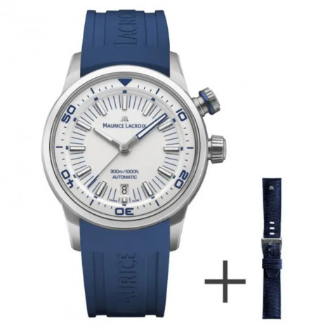 Szwajcarski sportowy zegarek MAURICE LACROIX PONTOS S Diver PT6248-SS00L-130-4