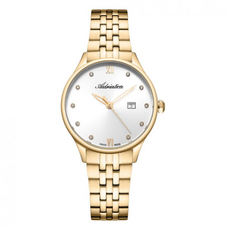 Szwajcarski biżuteryjny zegarek damski Adriatica A3547.1183Q
