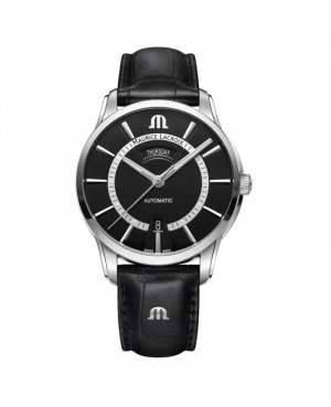 Szwajcarski elegancki zegarek męski MAURICE LACROIX PONTOS Day Date PT6358-SS001-332-2