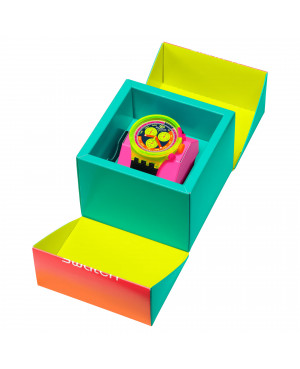 Swatch SB06J100 Neon To The Max w pudełku