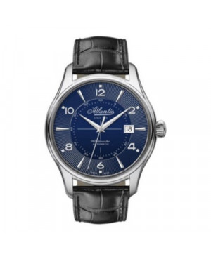 Szwajcarski klasyczny zegarek męski Atlantic Worldmaster Automatic 55750.41.55S