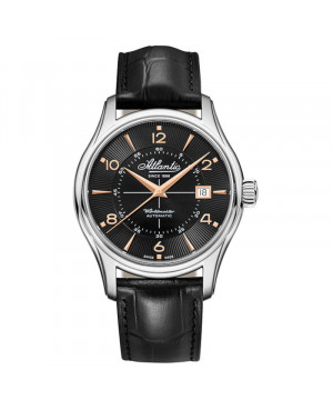 Szwajcarski klasyczny zegarek męski Atlantic Worldmaster Automatic 55750.41.65R