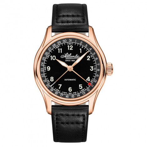 Szwajcarski klasyczny zegarek męski Atlantic Worldmaster Automatic Pointer Date 52782.44.63