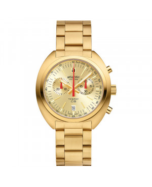Szwajcarski elegancki zegarek męski Atlantic Timeroy Chrono 70467.45.39