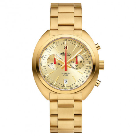 Szwajcarski elegancki zegarek męski Atlantic Timeroy Chrono 70467.45.39