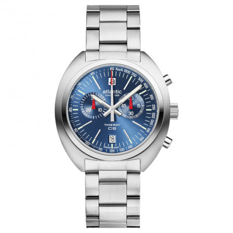 Szwajcarski elegancki zegarek męski Atlantic Timeroy Chrono 70467.41.59