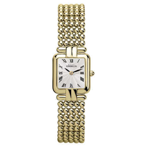 Elegancki, biżuteryjny zegarek damski Herbelin Perles 17473/PO8