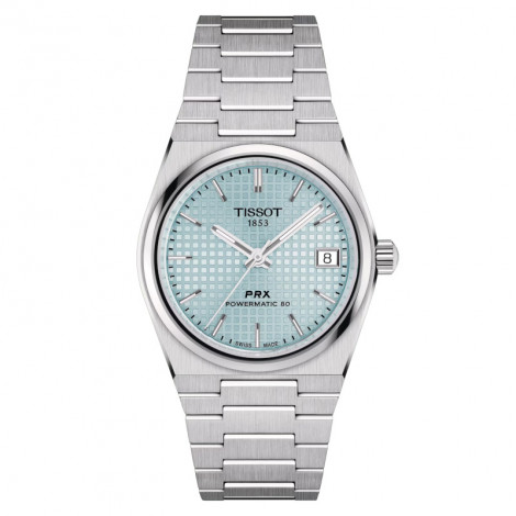 Szwajcarski klasyczny zegarek damski TISSOT PRX Powermatic 80 T137.207.11.351.00