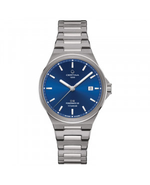 Szwajcarski klasyczny zegarek męski Certina DS-7 Powermatic 80 C043.407.44.041.00
