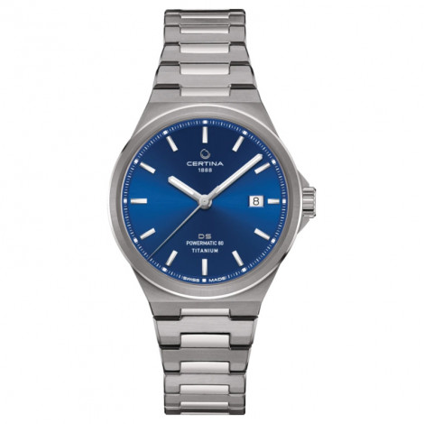 Szwajcarski klasyczny zegarek męski Certina DS-7 Powermatic 80 C043.407.44.041.00