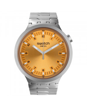 Szwajcarski elegancki zegarek Swatch Big Bold Irony Amber Sheen SB07S103G