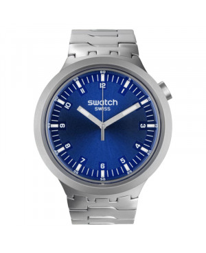 Szwajcarski elegancki zegarek Swatch Big Bold Irony Indigo Hour SB07S102G