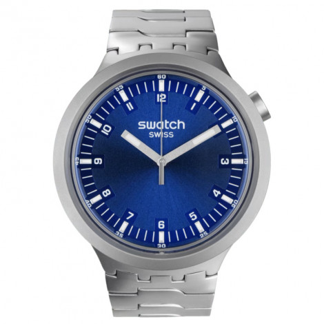 Szwajcarski elegancki zegarek Swatch Big Bold Irony Indigo Hour SB07S102G