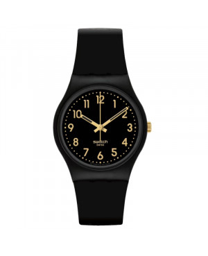 Szwajcarski elegancki zegarek damski Swatch Golden Tac SO28B113