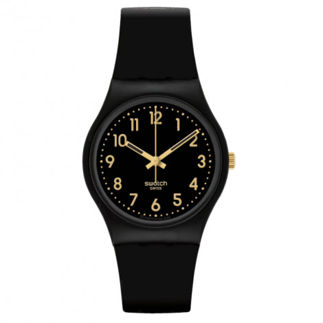 Szwajcarski elegancki zegarek damski Swatch Golden Tac SO28B113